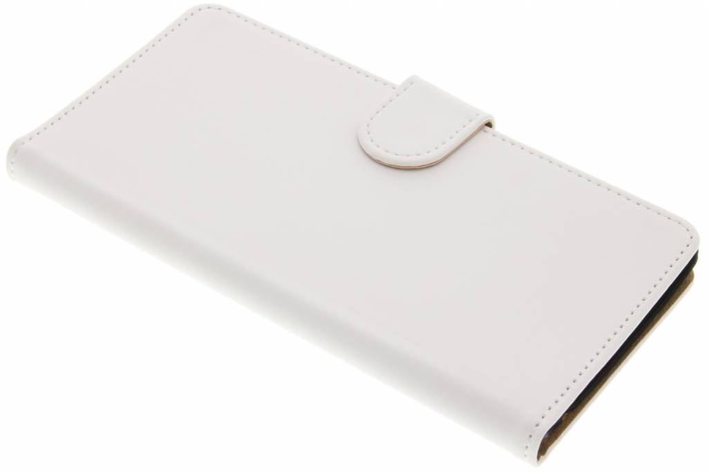 Image of Witte effen booktype hoes voor de LG Stylus 2 (Plus)