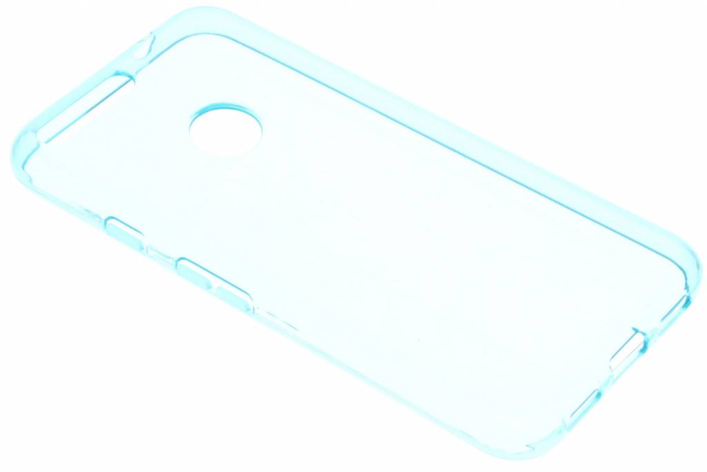 Image of Blauwe transparante gel case voor de Google Pixel