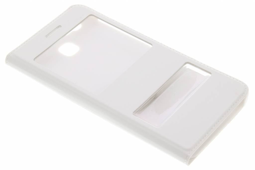 Image of Witte luxe slim booktype hoes met venster voor de Huawei GR3 / P8 Lite Smart