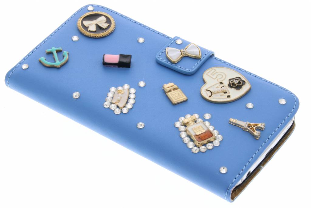 Image of Blauwe fabulous booktype voor de Samsung Galaxy S6 Edge