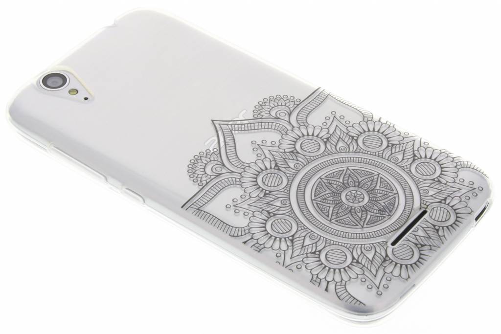 Image of Zwart mandala design TPU hoesje voor de Acer Liquid Z630