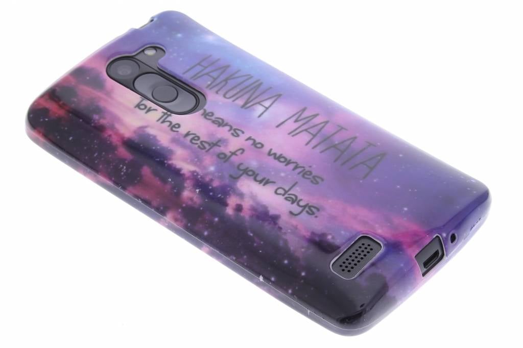 Image of Hakuna matata design TPU siliconen hoesje voor de LG L Bello / L80 Plus