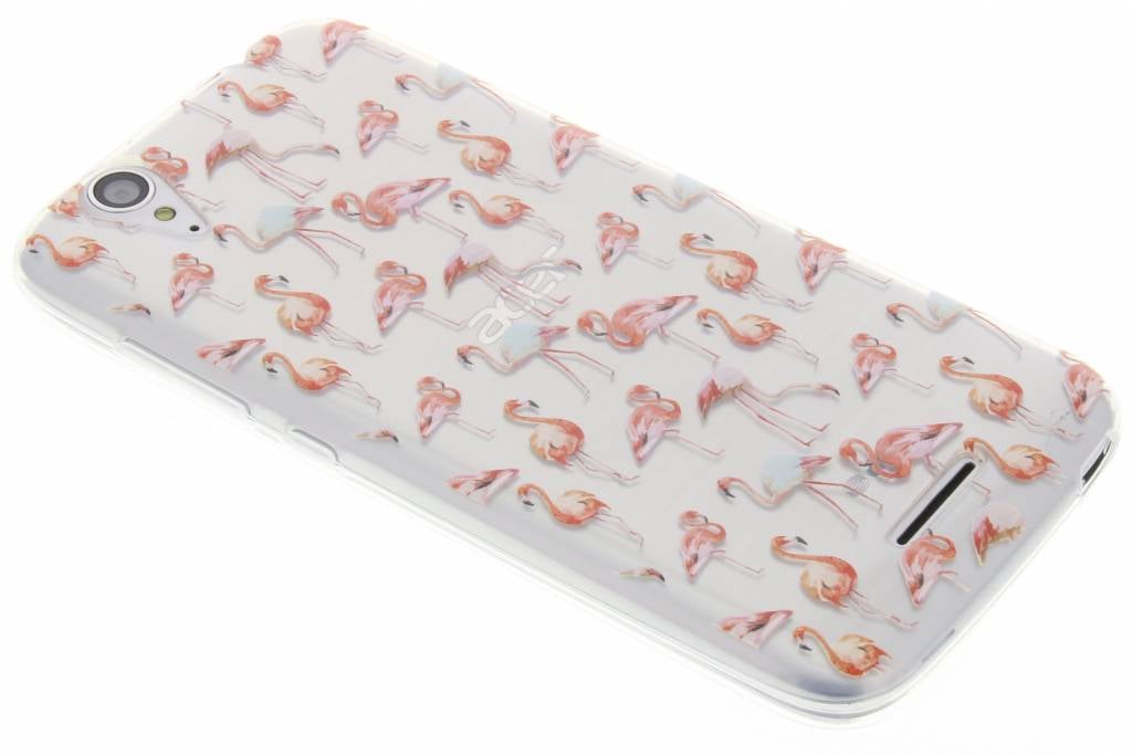 Image of Flamingo design TPU siliconen hoesje voor de Acer Liquid Zest Z630