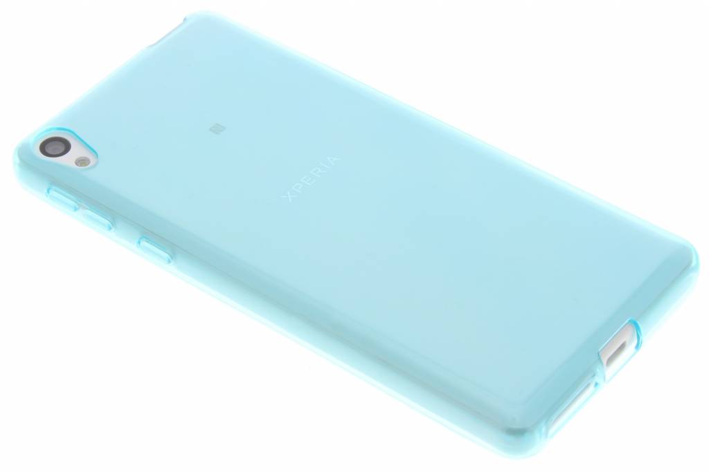 Image of Turquoise transparante gel case voor de Sony Xperia E5