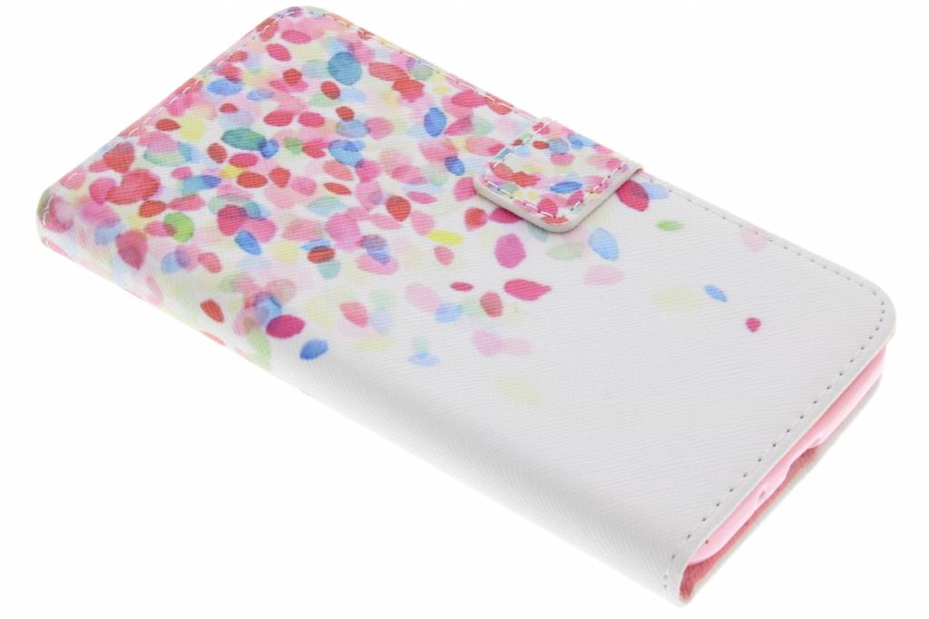 Image of Confetti design TPU booktype hoes voor de Samsung Galaxy J3 / J3 (2016)