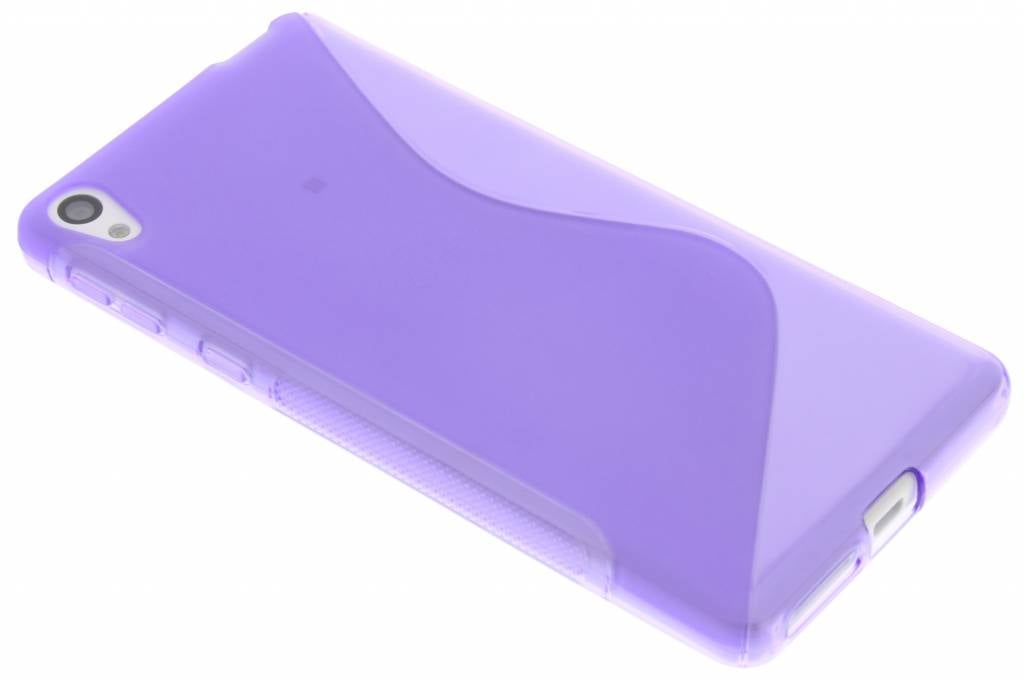 Image of Paars S-line TPU hoesje voor de Sony Xperia E5