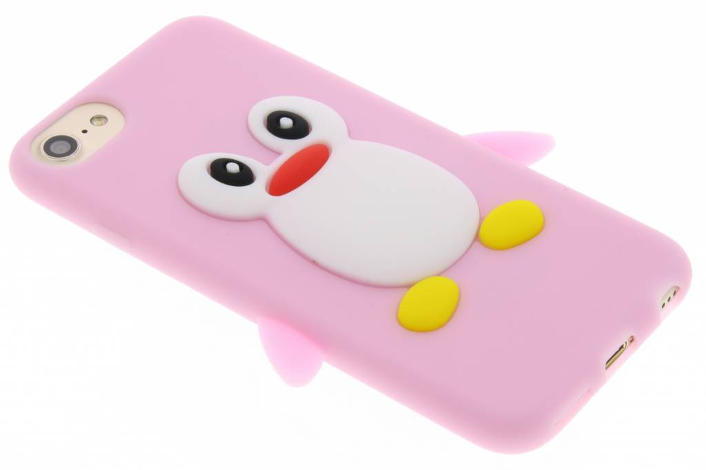 Image of Roze pinguin siliconen hoesje voor de iPhone 7