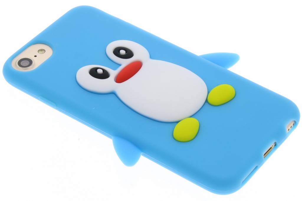 Image of Blauw pinguin siliconen hoesje voor de iPhone 7