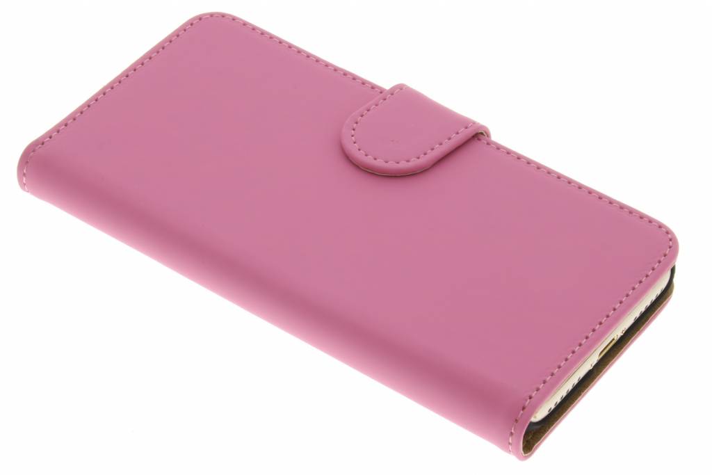 Image of Roze effen booktype hoes voor de iPhone 7