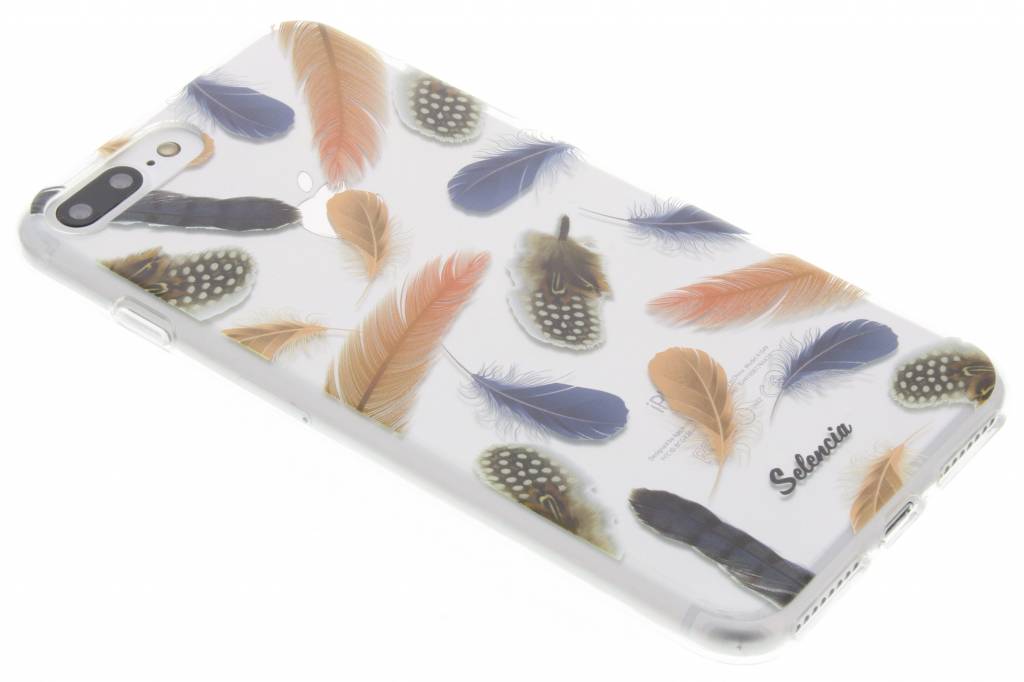 Image of Feathers Peach TPU hoesje voor de iPhone 7 Plus