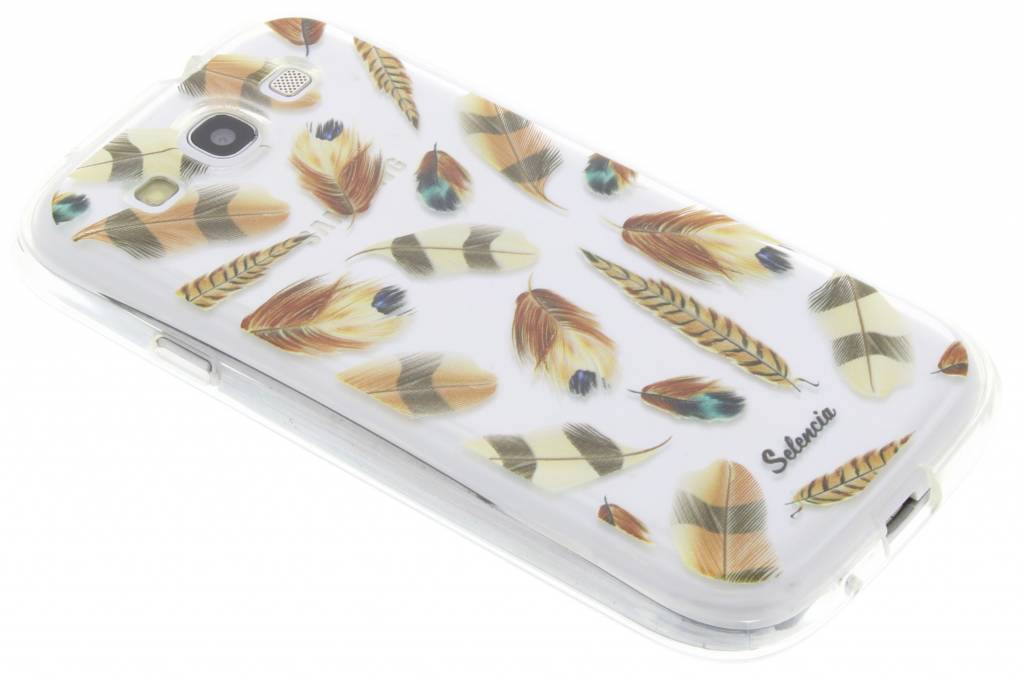 Image of Feathers Brown TPU hoesje voor de Samsung Galaxy S3 / Neo
