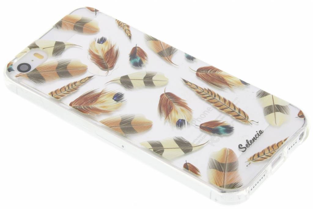 Image of Feathers Brown TPU hoesje voor de iPhone 5 / 5s / SE