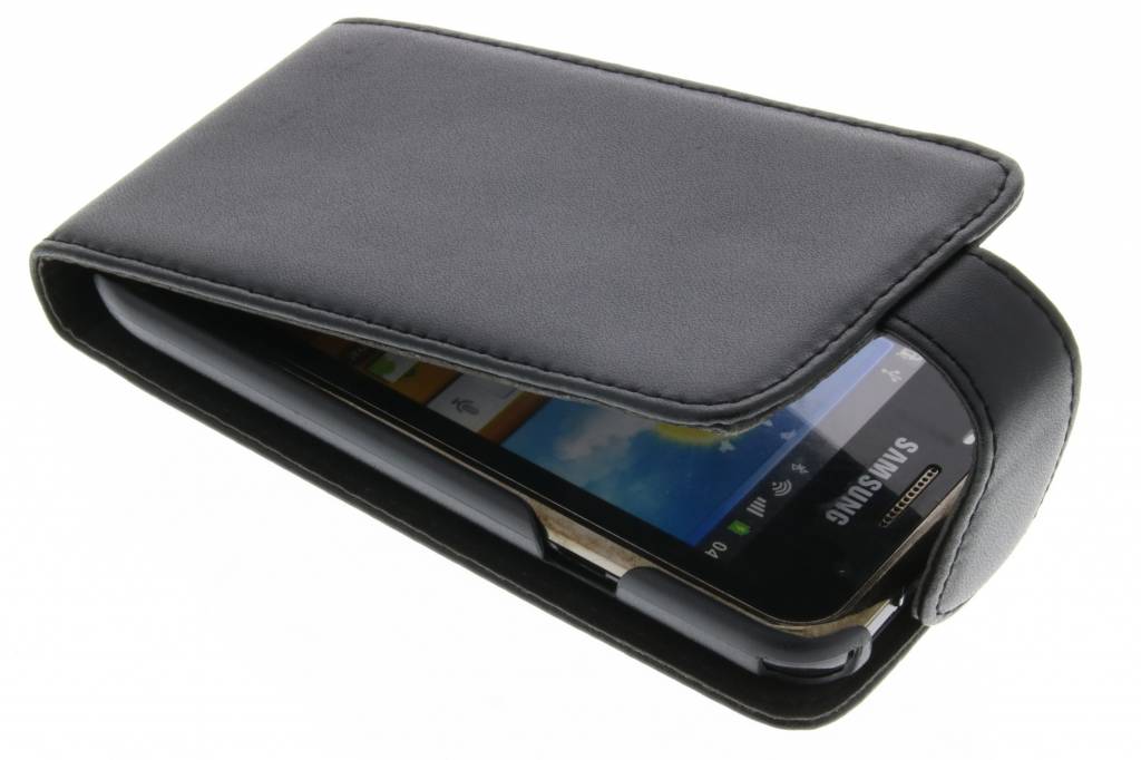 Image of Stijlvolle en solide genuine leather flipcase voor Samsung Galaxy S / Plus