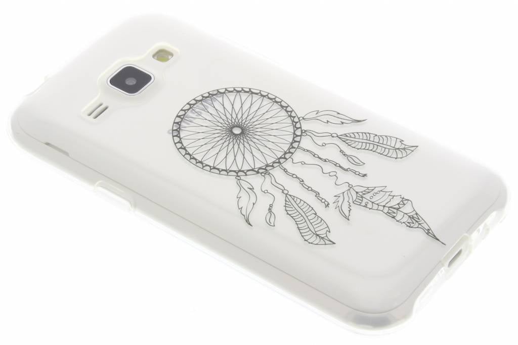 Image of Zwart dromenvanger design TPU hoesje voor de Samsung Galaxy J1