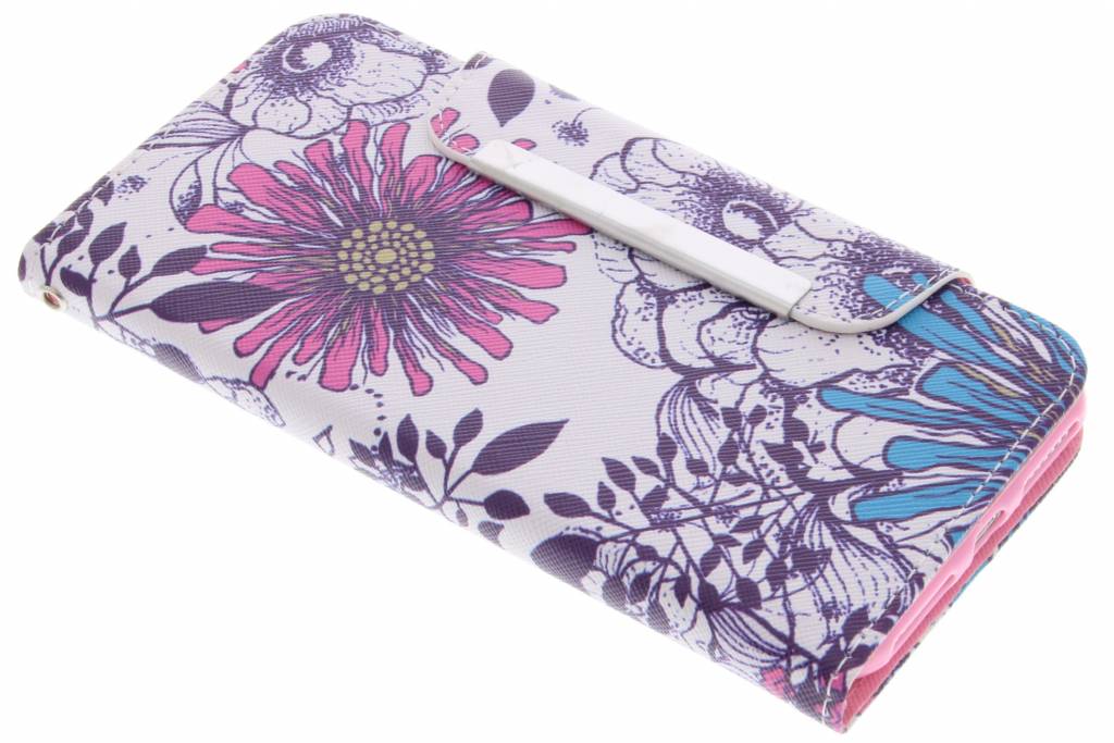 Image of Bloemen design TPU Wallet Case voor de iPhone 7 Plus