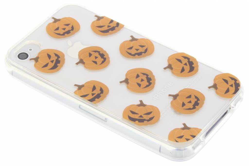 Image of Halloween design pompoentjes TPU hoesje voor de iPhone 4 / 4s