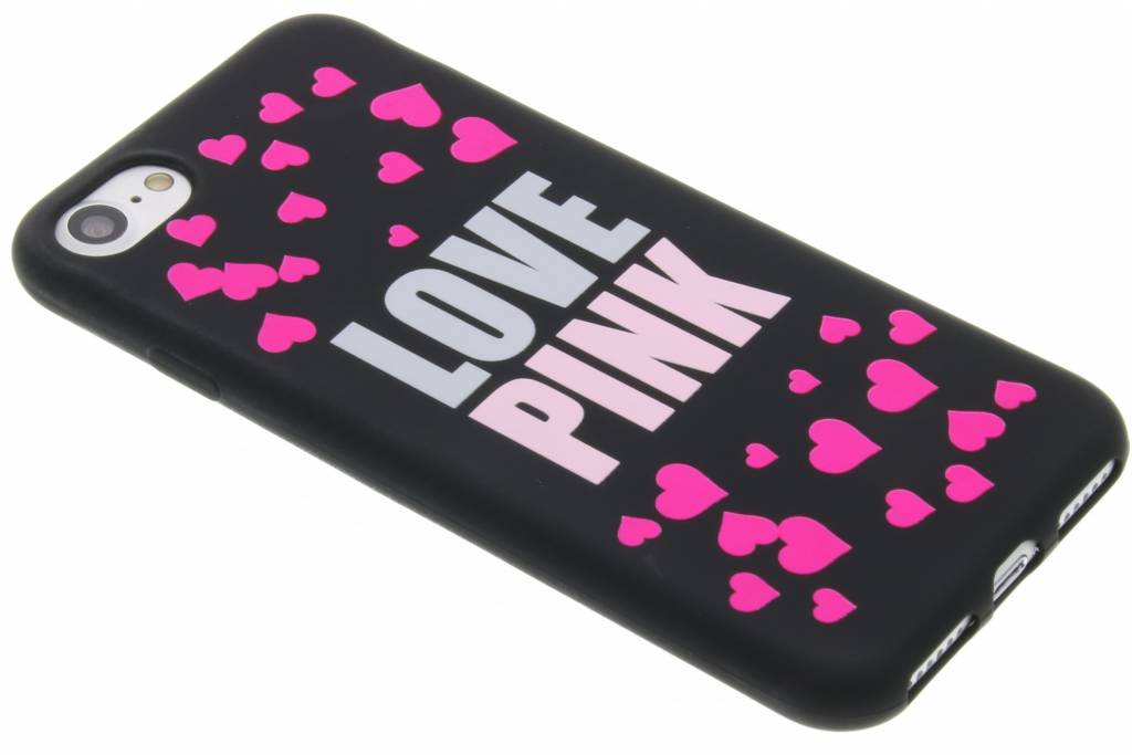 Image of I love pink glow in the dark TPU case voor de iPhone 7