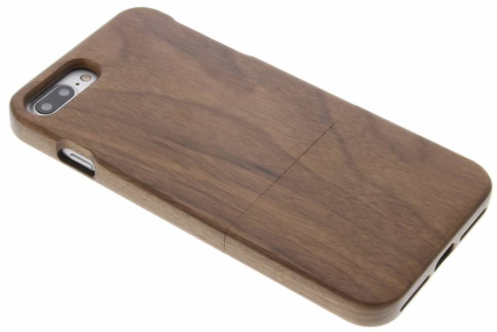 Image of Donkerbruin echt houten hardcase hoesje voor de iPhone 7 Plus