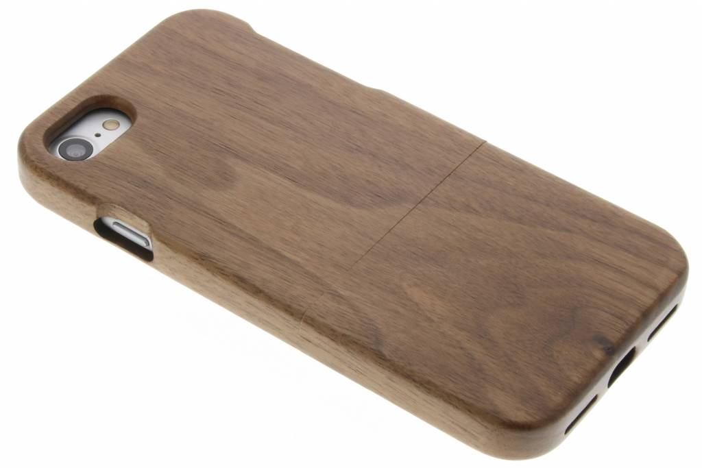 Image of Donkerbruin echt houten hardcase hoesje voor de iPhone 7