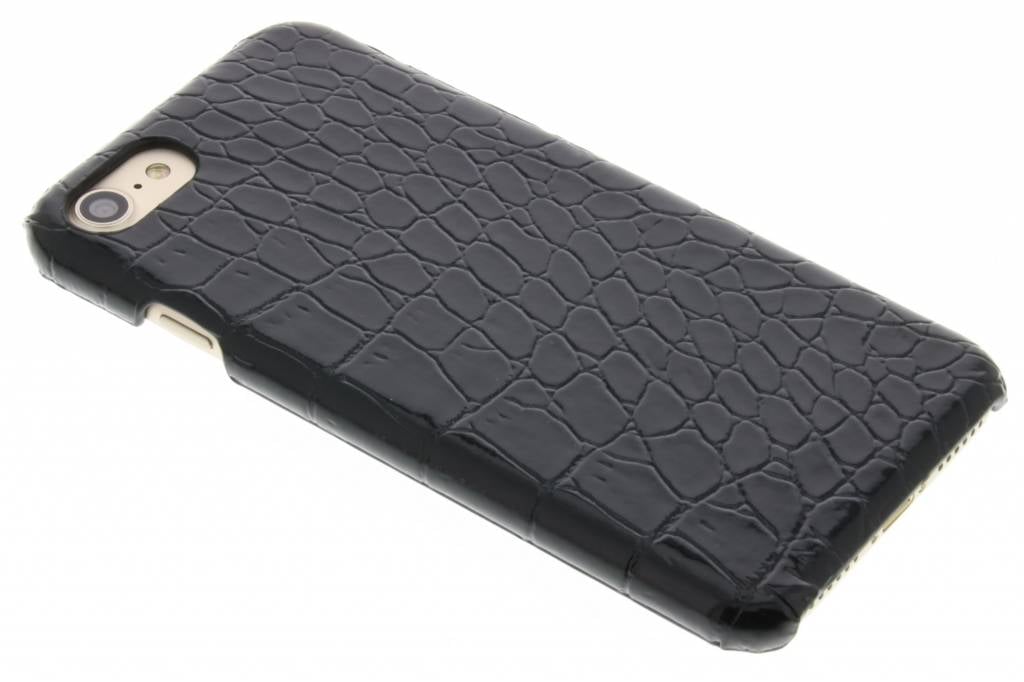 Image of Zwart krokodil design hardcase hoesje voor de iPhone 7