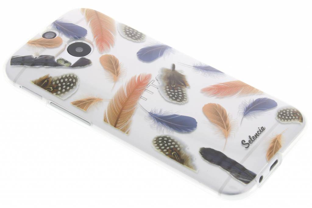 Image of Feathers Peach TPU hoesje voor de HTC One M8 / M8s