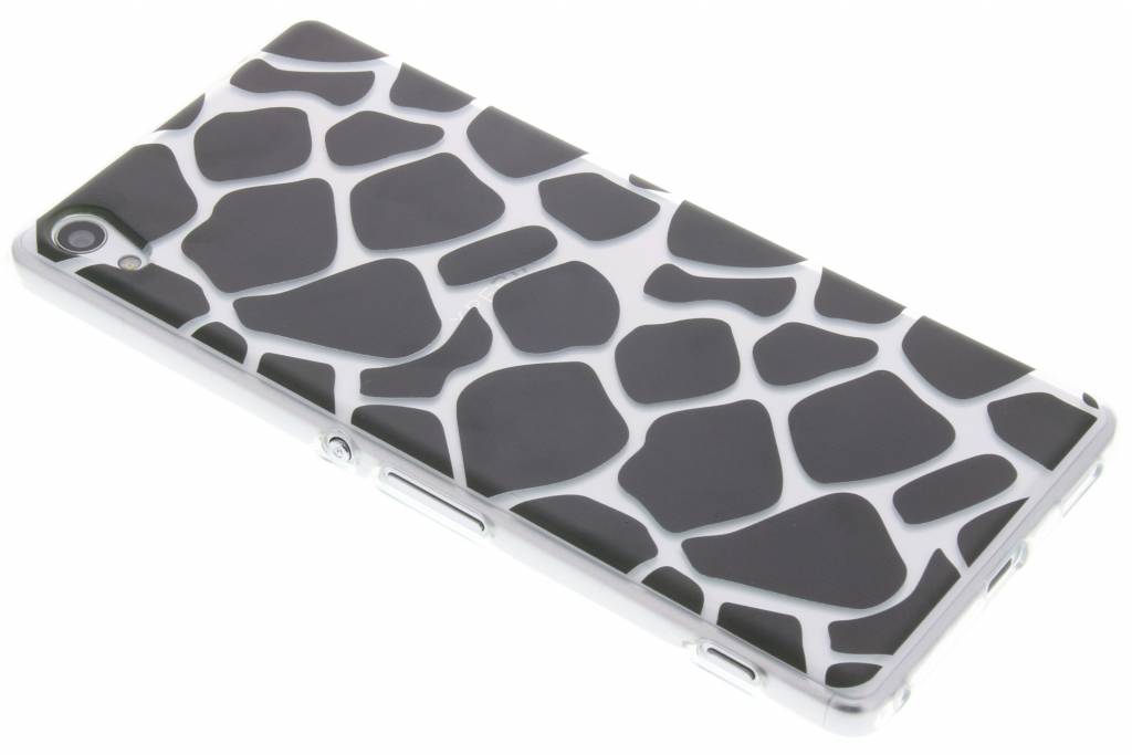 Image of Zwart dierenprint design Giraffe TPU hoesje voor de Sony Xperia XA Ultra