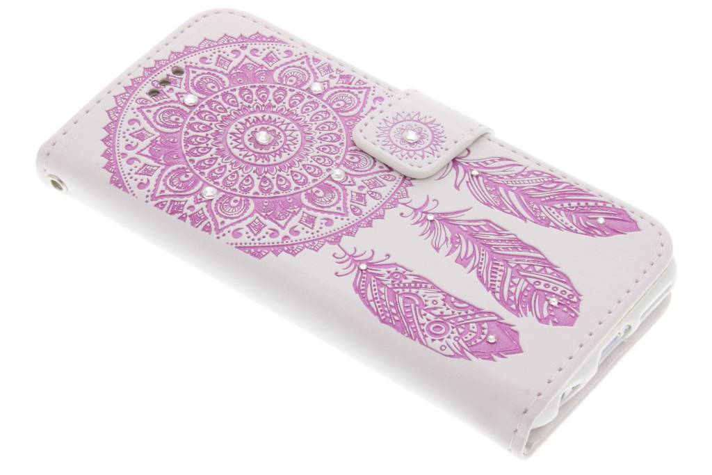 Image of Roze bohemian booktype hoes voor de iPhone 6 / 6s