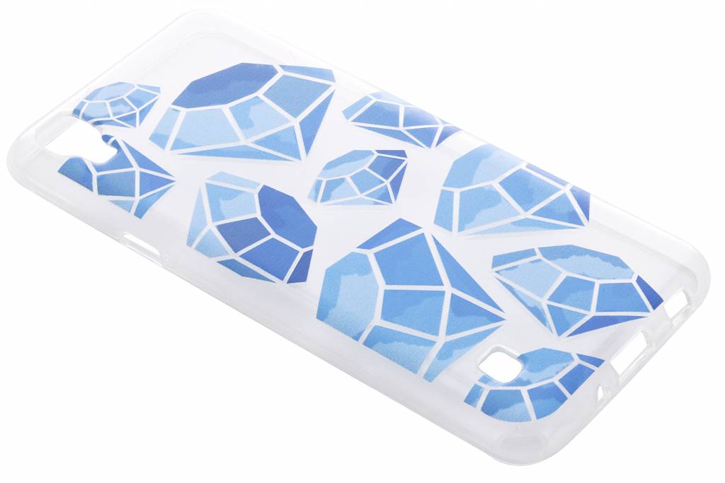 Image of Blue diamonds design TPU hoesje voor de LG X Style