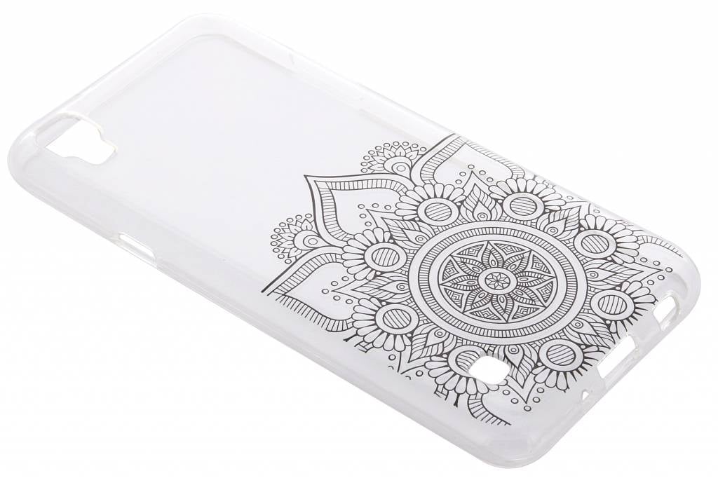 Image of Zwart mandala design TPU hoesje voor de LG X Style