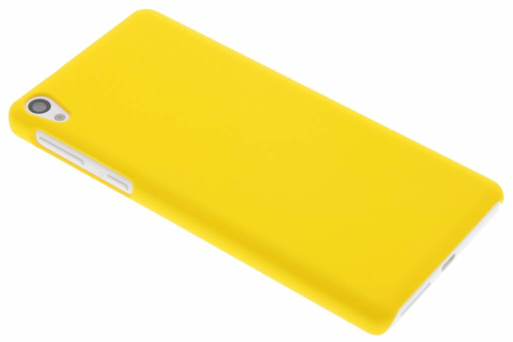 Image of Geel effen hardcase hoesje voor de Sony Xperia E5