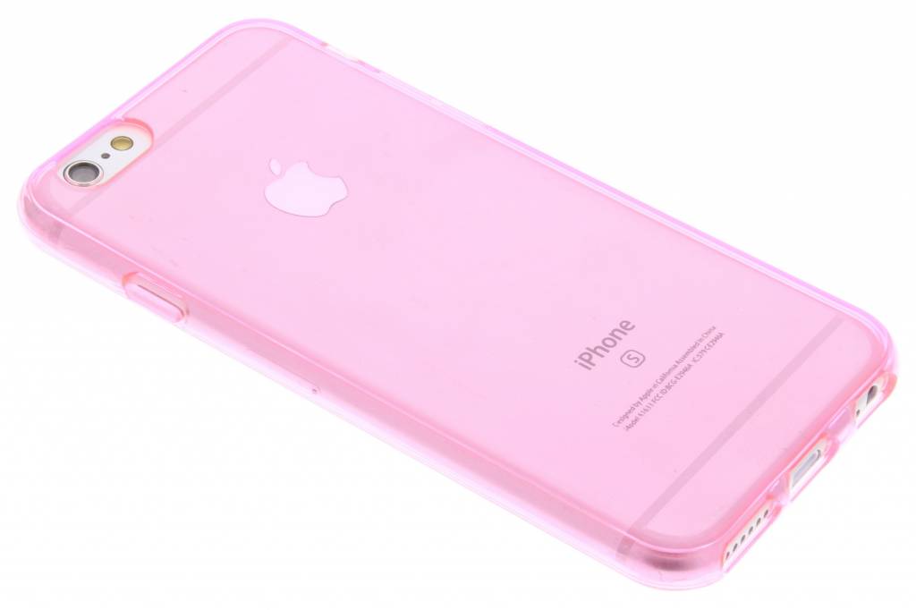 Image of Roze transparante gel case voor de iPhone 6 / 6s