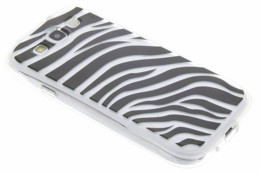 Image of Dierenprint design Zebra TPU hoesje voor de Samsung Galaxy S3 / Neo