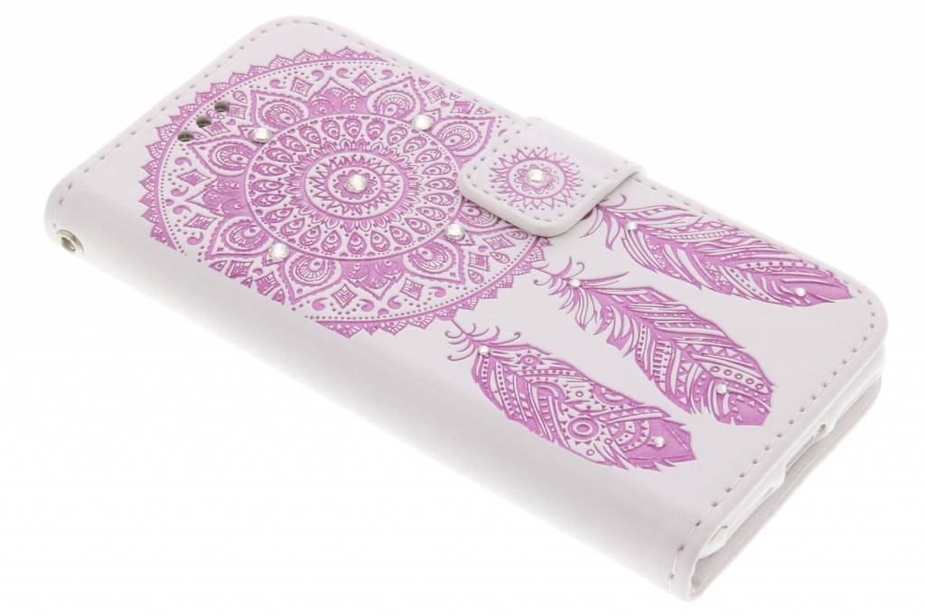 Image of Roze bohemian booktype hoes voor de iPhone 7