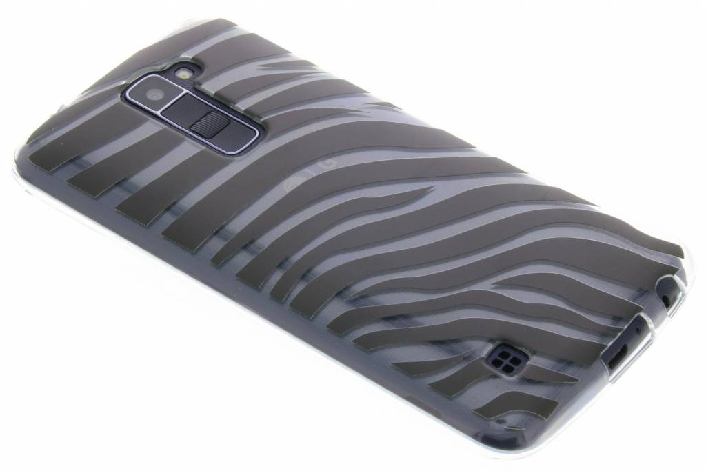 Image of Dierenprint design Zebra TPU hoesje voor de LG K10