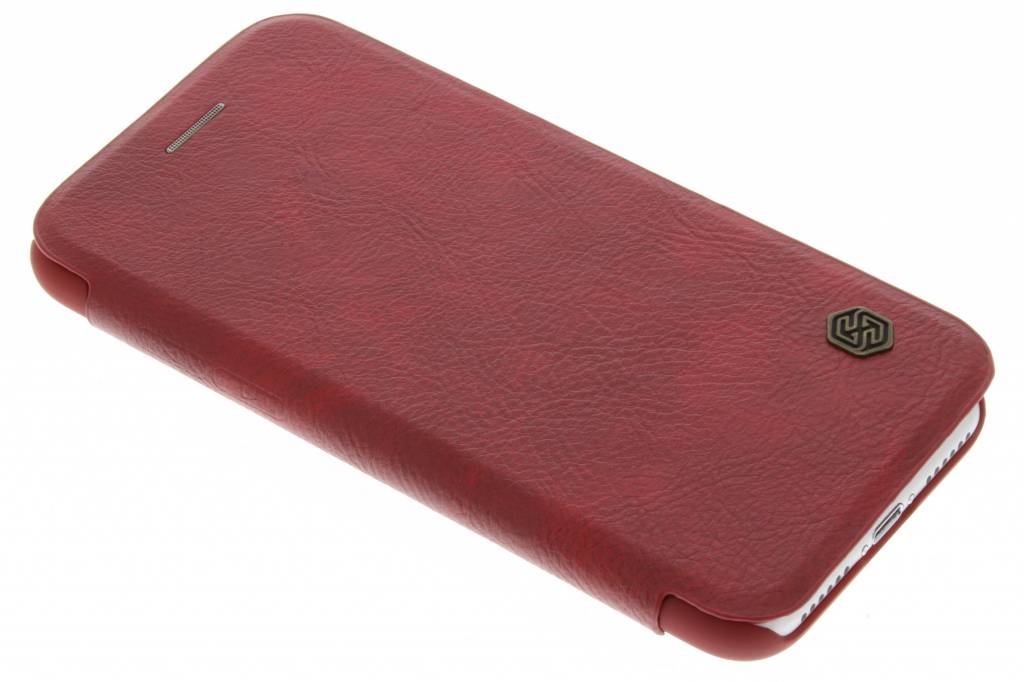 Image of Qin Leather slim booktype hoes voor de iPhone 7 - Rood