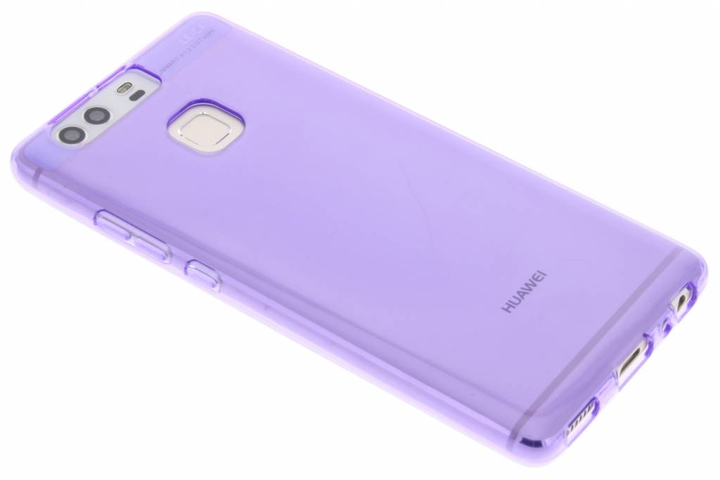 Image of Paarse transparante gel case voor de Huawei P9
