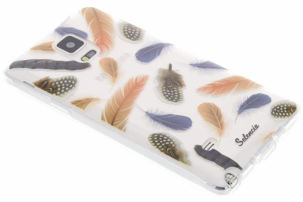 Image of Feathers Peach TPU hoesje voor de Samsung Galaxy Note 4