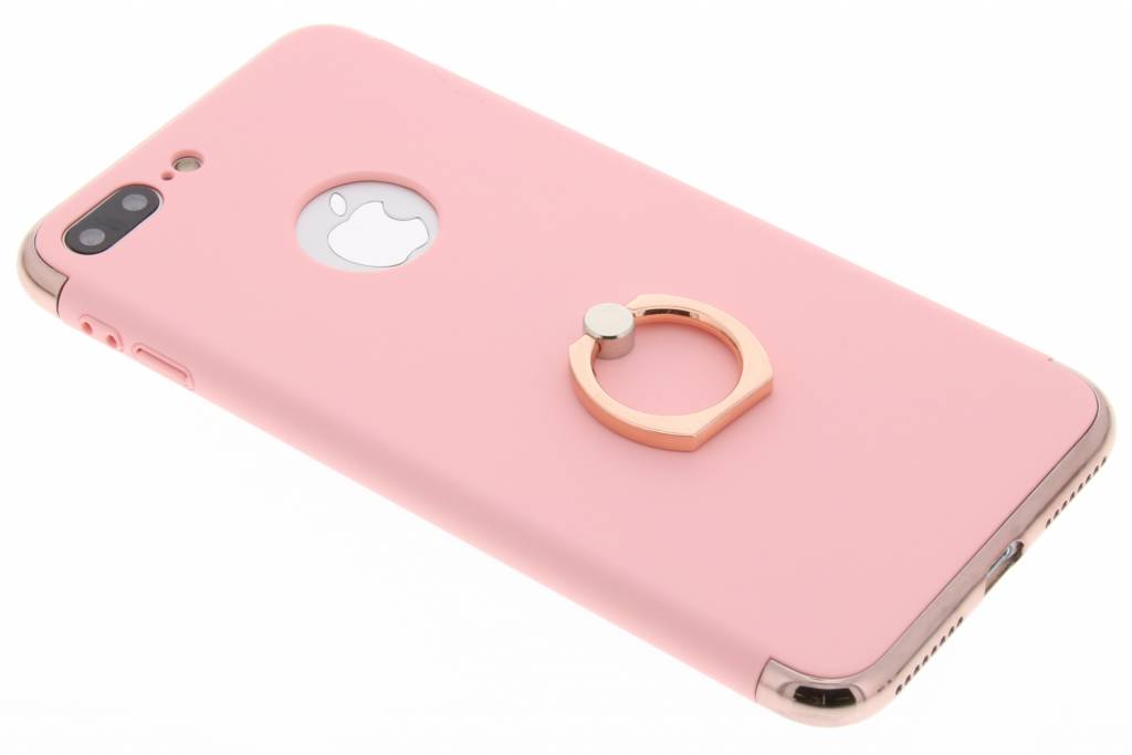 Image of Roze hardcase hoesje met ring voor de iPhone 7 Plus