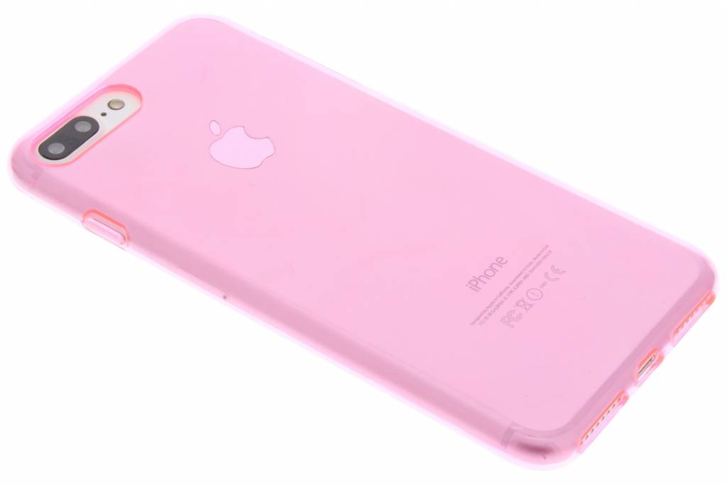 Image of Roze transparante gel case voor de iPhone 7 Plus