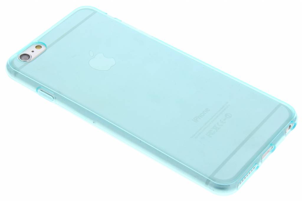 Image of Turquoise transparante gel case voor de iPhone 6(s) Plus