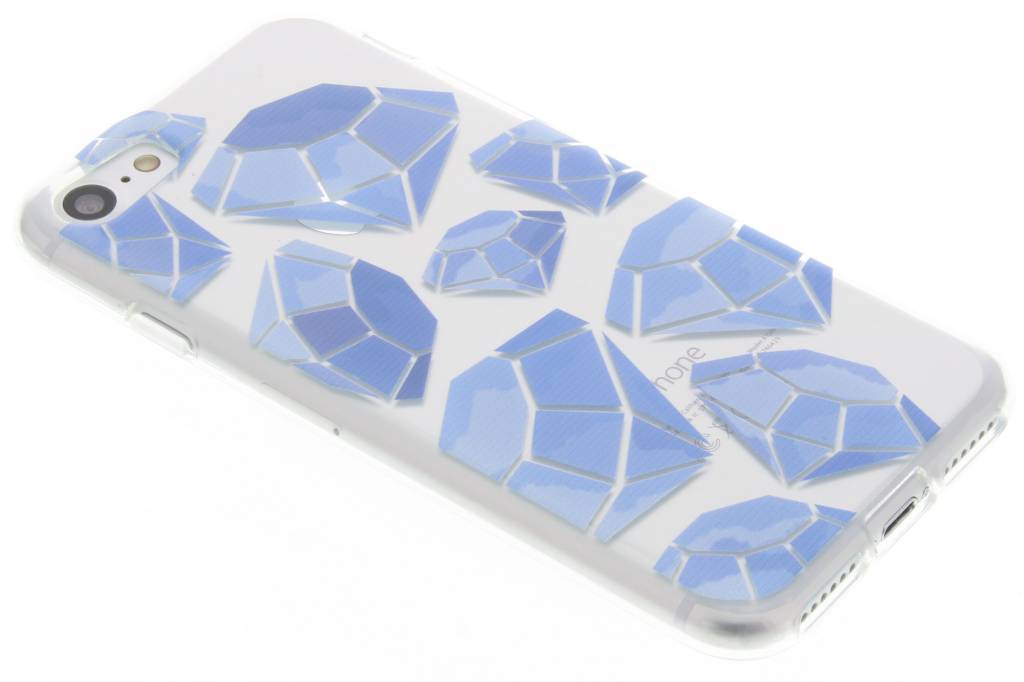 Image of Blue diamonds design TPU hoesje voor de iPhone 7