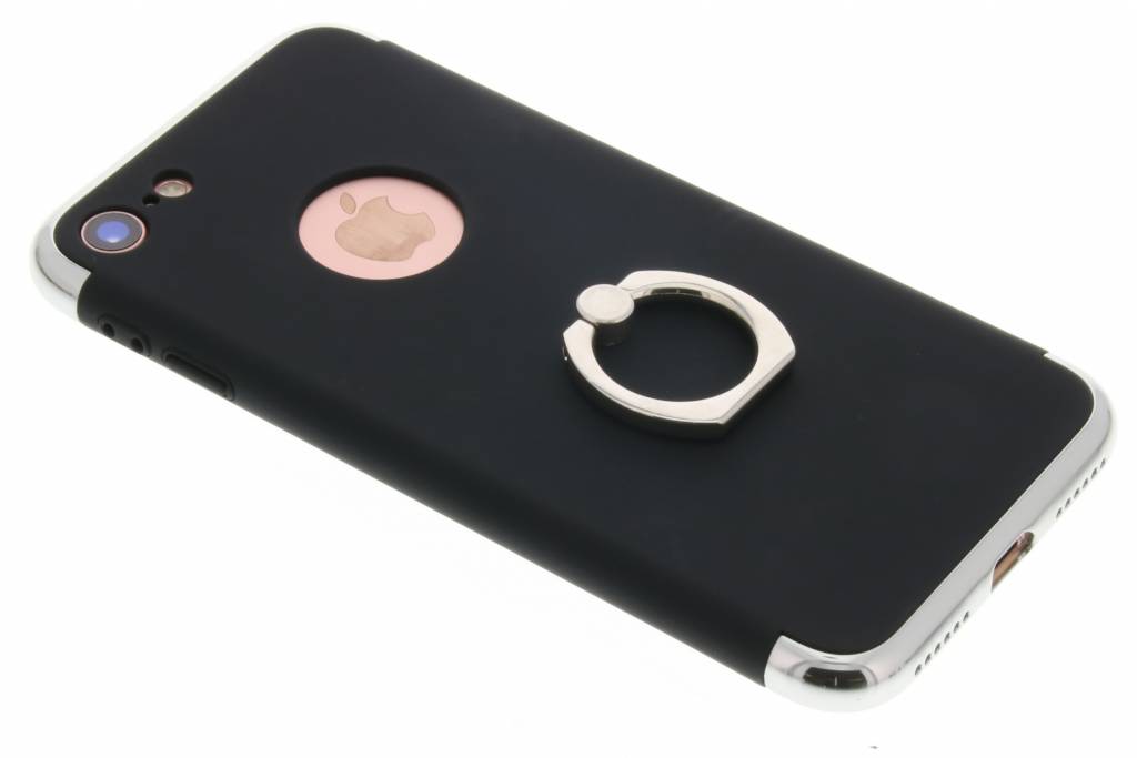 Image of Zwart hardcase hoesje met ring voor de iPhone 7