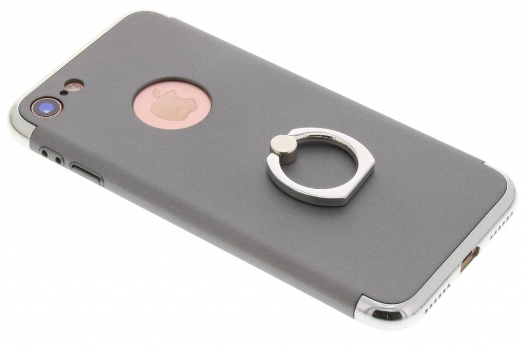 Image of Grijs hardcase hoesje met ring voor de iPhone 7