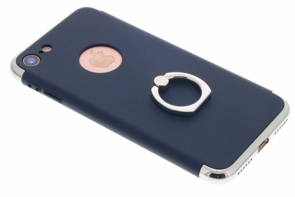 Image of Blauw hardcase hoesje met ring voor de iPhone 7