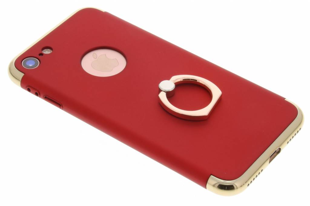 Image of Rood hardcase hoesje met ring voor de iPhone 7