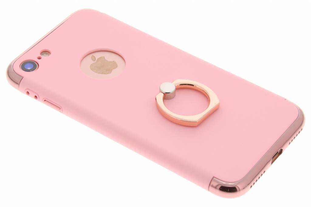 Image of Roze hardcase hoesje met ring voor de iPhone 7