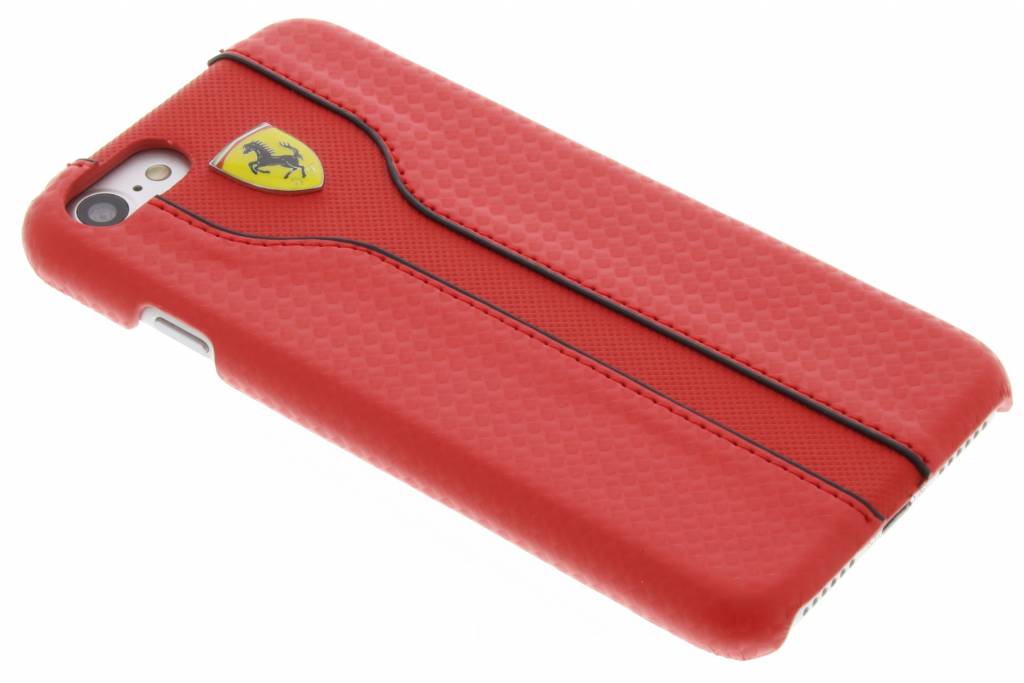 Image of Racing Carbon Leather Hard Case voor de iPhone 7 - Rood