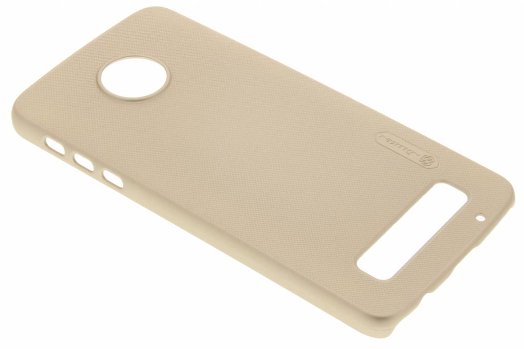 Image of Frosted Shield hardcase hoesje voor de Motorola Moto Z Play - Goud