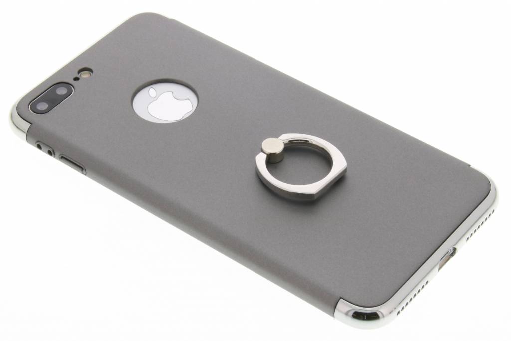 Image of Grijs hardcase hoesje met ring voor de iPhone 7 Plus