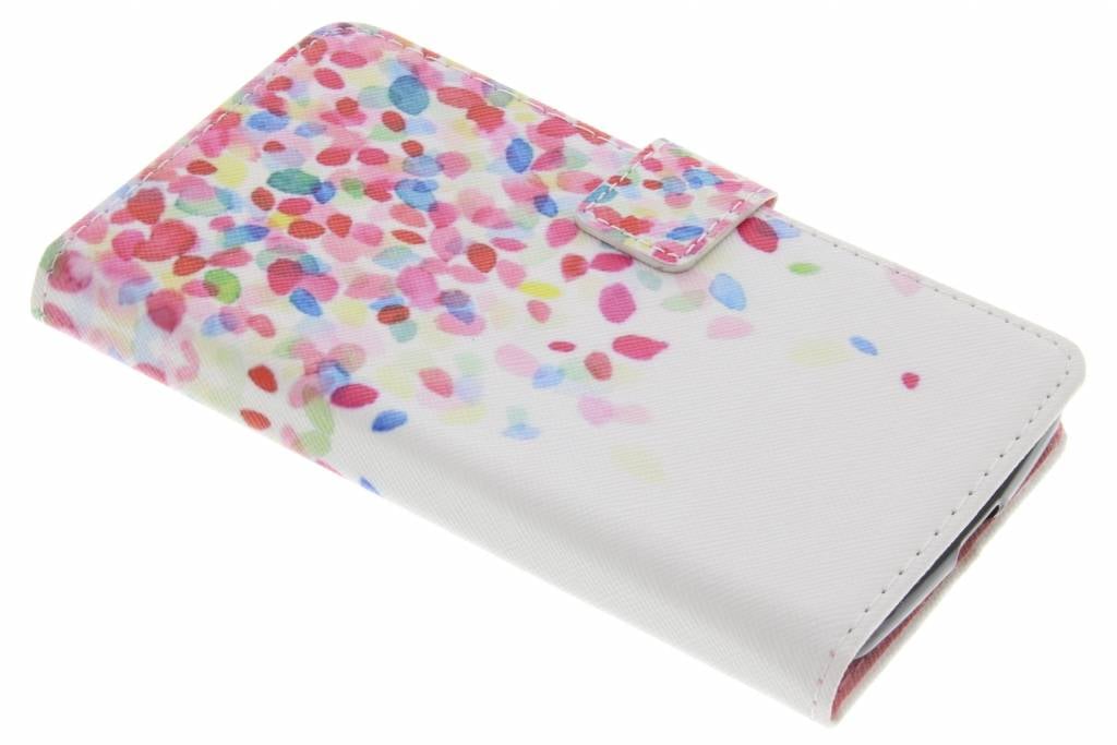 Image of Confetti design TPU booktype hoes voor de Acer Liquid Zest (4G)